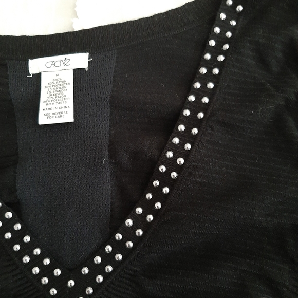 CACHÉ - Gorgeous black light sweater for women - Size: M - Picture 3 of 10